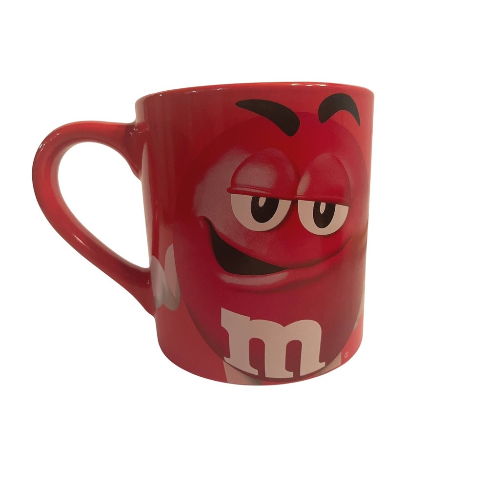 Red M&M Character Mug 2016 Mars Frankford Candy Dishwasher Safe